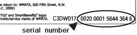 Card Type 3 has a lot number consisting of letters and numbers and a serial number with sixteen digits.